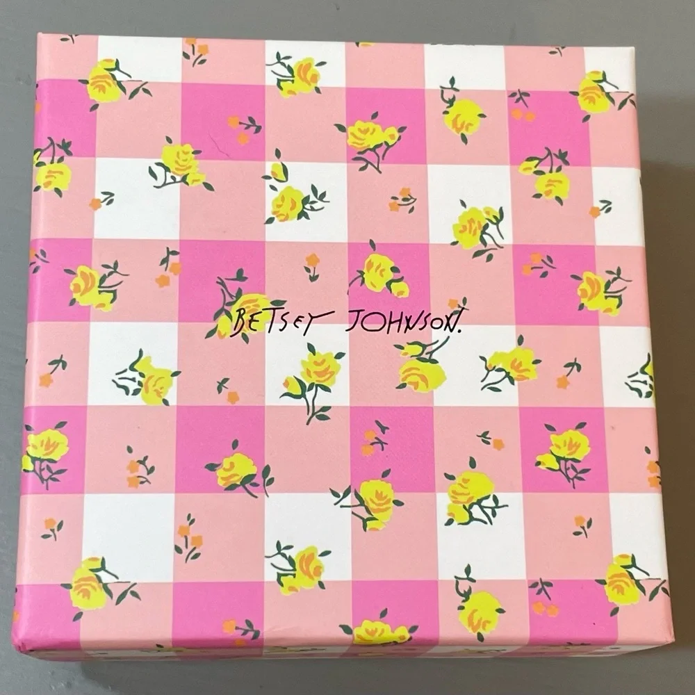 NIB BETSEY JOHNSON EMBELLISHED MUSHROOM DANGLE EARRINGS - Picture 6 of 7